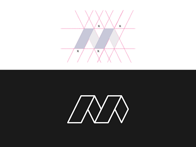 Letter M concept icon logo m personal