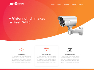 Networking And Cctv Company cam cctv design store template