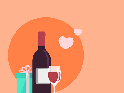 Valentine's Day gift wine wine glass 插图