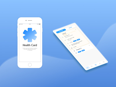 Health Card | healthcare app app design healthcare medical ui ux