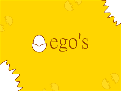 ego's logo brand branding branding design dribbble dribbble best shot egg eggos food illustration logo