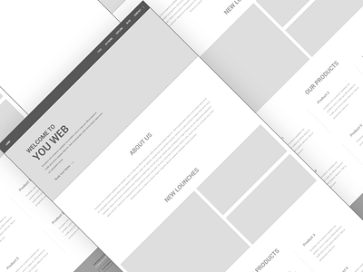 Wireframe_landing page landing page ux designer web webdesign website wireframe wireframe design