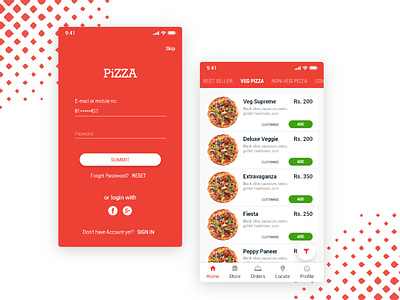 Online Pizza_Food branding