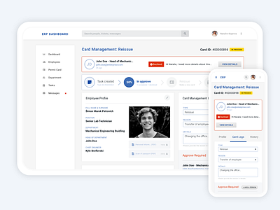 Access card management system