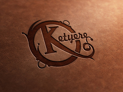 Ketyere Logo - Creative Hobby Shop branding brown design identity leather logo mockup press