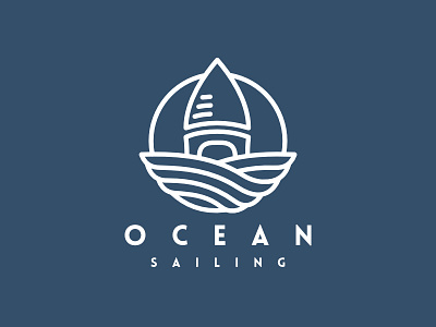 Ocean Sailing Logo by Arpad Szucs on Dribbble