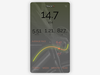 Workout Tracker daily ui dark mobile app mobile ui run tracker workout workout tracker