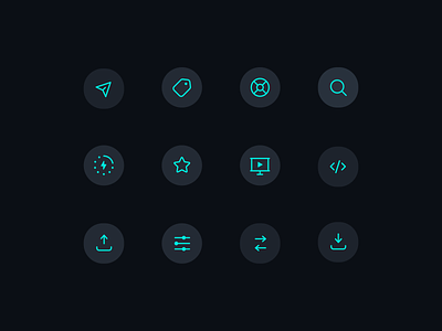 Icon Set api clean icon pack icon set icondesign icons icons design line icons minimal outline simple ui user interface vector