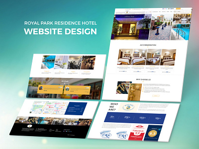 RPR Website Design branding design graphic hotel modern nioalid ui