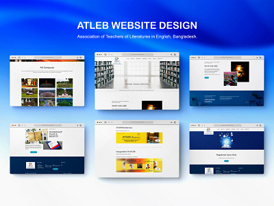 ATLEB Website Design branding design graphic logo modern nioalid ui