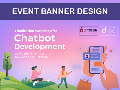 Event Banner Design branding design graphic illustration logo modern nioalid ui vector