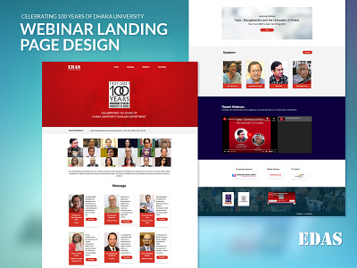 Webinar Landing Page branding design graphic logo modern nioalid ui ux vector