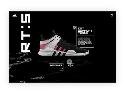 Adidas x Parley concept. 3d adidas app artwork cinema4d conceptual design shopping sneaker ui uidesign ux uxdesign