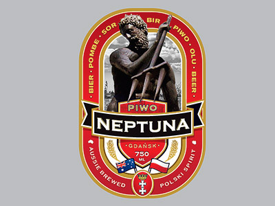 Final Label beer label neptune