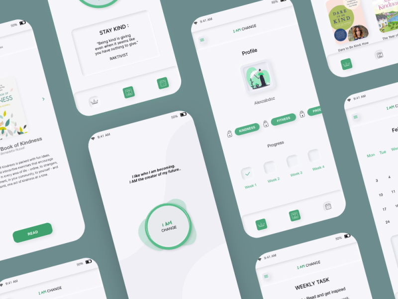 I am change app final interface by Anshika Khola on Dribbble