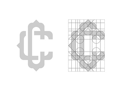 Champion Collectible logo mark grid grid layout grid logo grids logo logogram logogrid logos monogram monogram design monogram letter mark monogram logo monograms