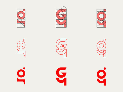 G4 Innovations - concepts grid icon innovation logo logogram logogrid logolearn logos mapping minimal logo minimalist logo monogram monogram logo monograms videography