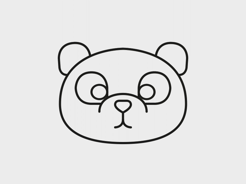 Pictogram - Panda cute design graphic design happy motion panda pictogram plush teddy bear