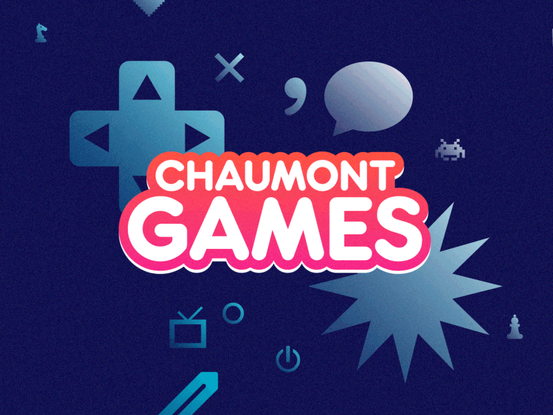 Packshot - Chaumont Games festival game games geek graphic design logo logotype motion design packshot pictogram video videogame