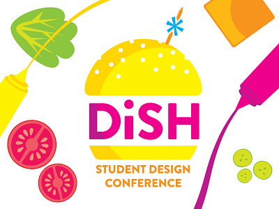 Dishlogo aiga branding illustration logo