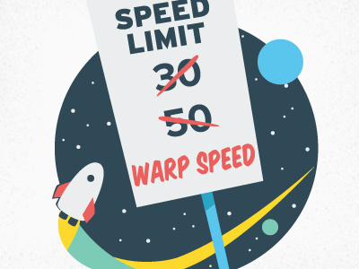 Speed illustration