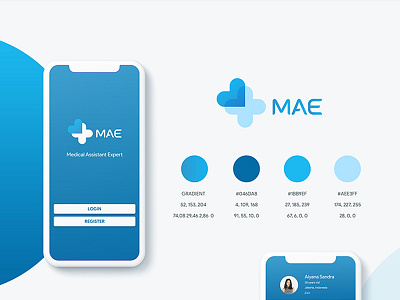 MAE App Design app health medic ui