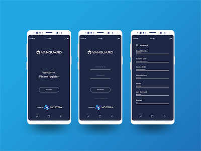 Vanguard Login Page Screen android apps device it mobileapp security