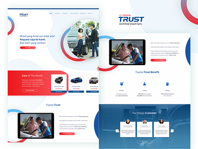 Toyota Trust Homepage Website