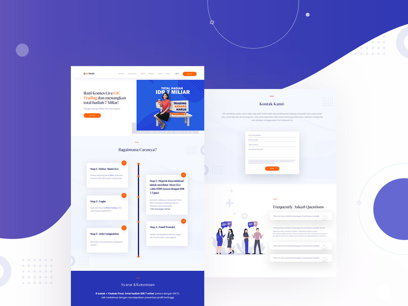 Contest Contact Us Page By Mega Caesaria Dribbble Dribbble - 