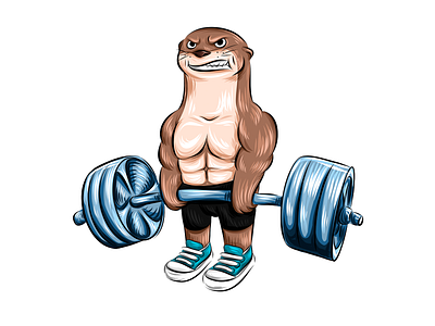 Otter in the gym