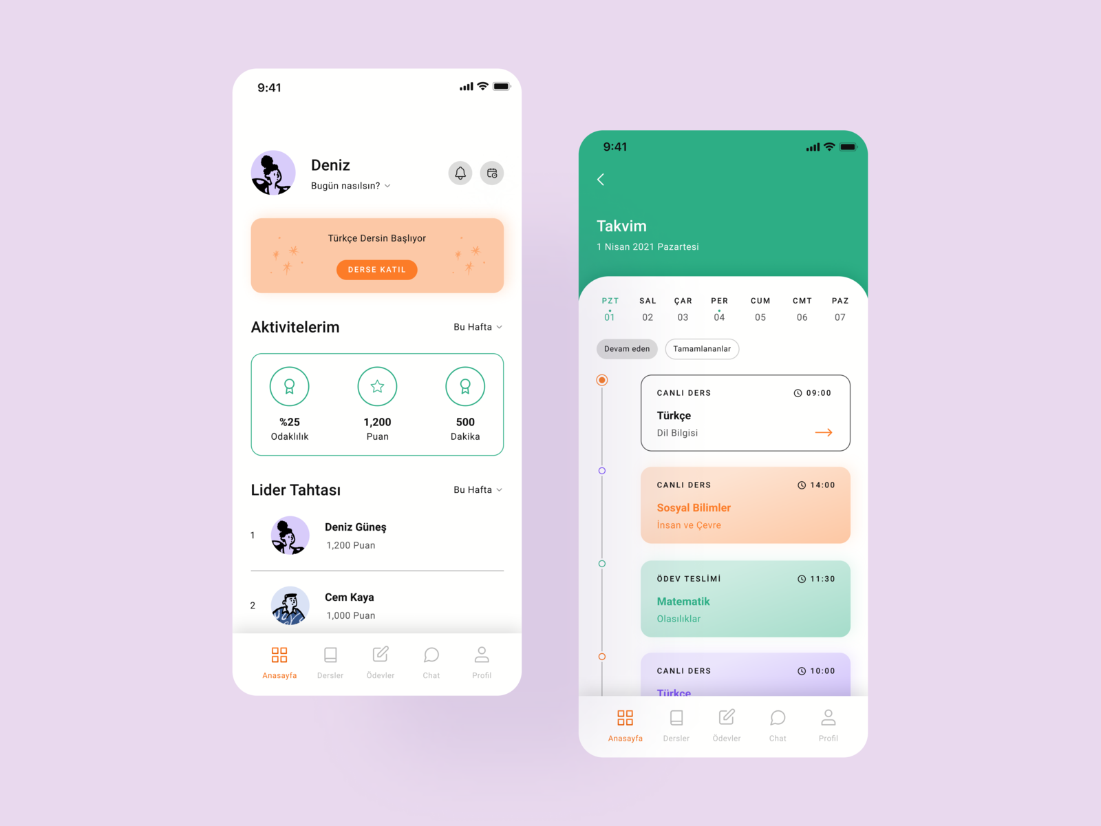 Online Learning App by Ecem Öztürk on Dribbble