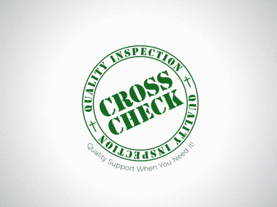 Cross Check Quality Inspection check cross inspection logo animation logo reveal quality stamp