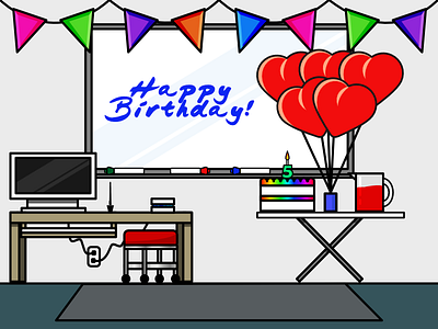 Birthday Party affinity affinity designer illustration