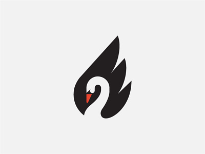 Swan animation bird branding design dribbble icon illustration logo negativespace negativespacelogo swan swanlogo vector