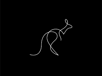 kangaroo animation branding design dribbble icon illustration kangaroo kangaroo logo logo vector