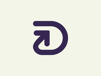 D + Arrow arrow branding d design dribbble icon illustration logo