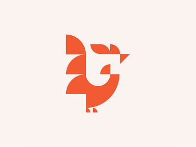 Rooster apps branding chiken design dribbble icon illustration logo rooster ux vector