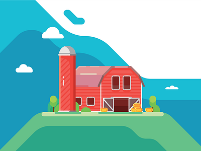 Farm design flat flat design icon illustration illustrator minimal ui vector