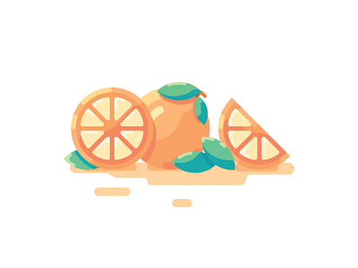 Orange design flat flat design icon illustration illustrator minimal ui vector