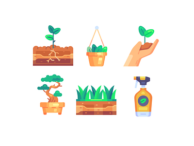 Gardening Flat icon