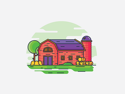 Farm design flat flat design icon illustration illustrator minimal ui vector