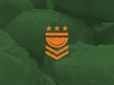 Empanada Brigada badge brigade empanada foodtruck logo military