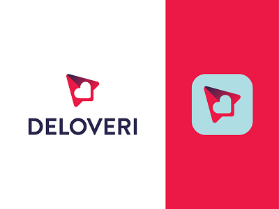 Deloveri adult app delivery logo love mobile app