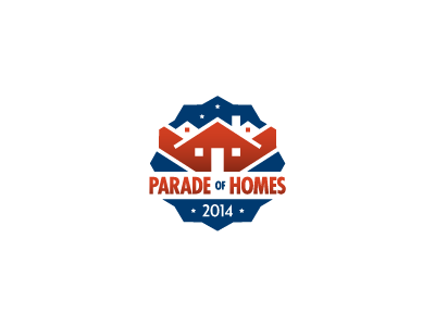 Parade of Homes Logo homes icon logo mark parade