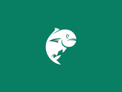 Ulua fish hawaii logo mascott ulua
