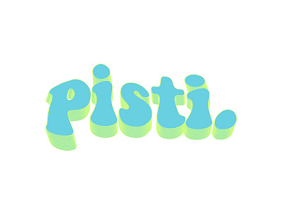 Pisti. typography