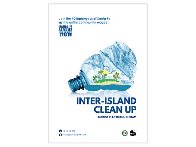 Inter-Island Clean Up philippines poster