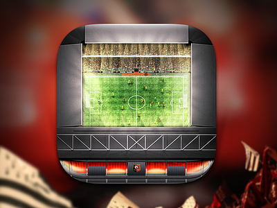 Stade Rennais F.C. iOS 7 Icon breizh bretagne brittany football icon rennes route de lorient soccer srfc stade stadium