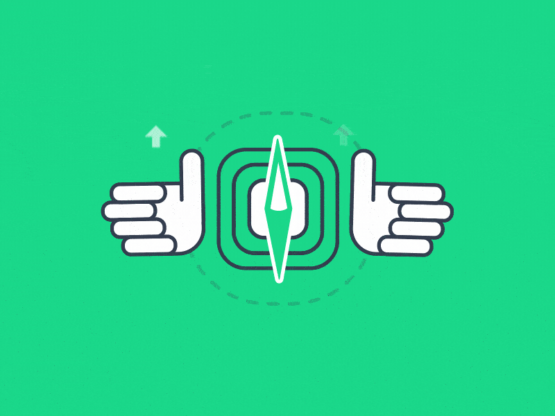 AppOuest iconography animated after effects android animation appouest brittany gif green ios