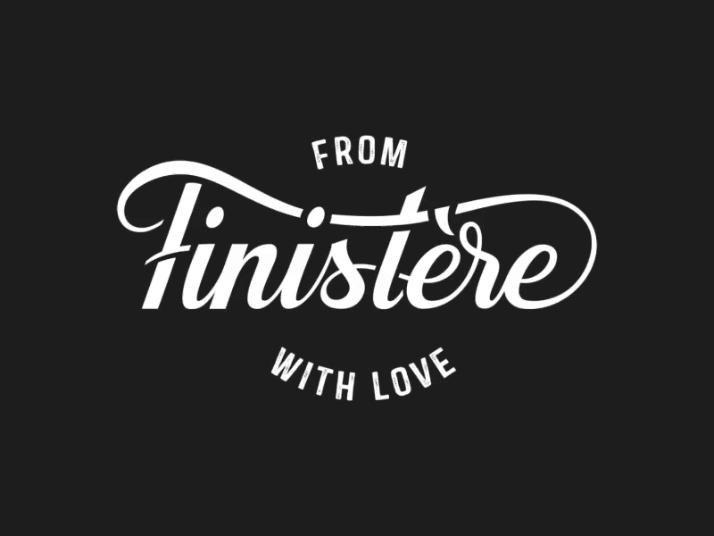 Finistère lettering animation brittany exp finistere gif hand drawn lettering lettering animation love motion